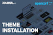 install or customize opencart theme opencart journal 3 theme