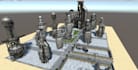 3d game level optmize lowpoly terrains or maps for unity