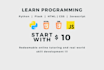 help you get hands on with python and learn the fundamentals