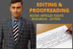 line edit and proofread your  manuscript