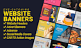 create professional any sized banner