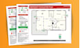 design a fire emergency evacuation plan for your building