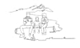 draw custom line art minimalist illustration or tattoo design