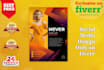 design social media posts, banner ads for instagram, facebook,  thumbnail