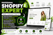 design and customize shopify theme and develop custom apps