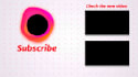 design animation youtube outro, end screen card in 1 day