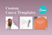 create custom canva templates