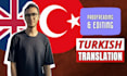 proofread and edit turkish texts