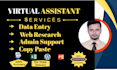 do data entry, copy paste, web research, excel data entry, PDF to excel
