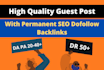 do seo guest post on high da dofollow guest posting websites