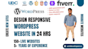 design a fully responsive wordpress website in just 24 hours
