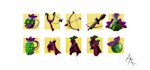 draw fantasy stilyzed props