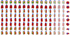 do pixel art isometric top down animation for nft unity games