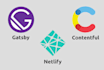 develop app with reactjs, nextjs, gatsby, contentful, strapi