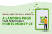 write persuasive landing page copy or website content