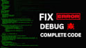 fix errors , debug , complete your code