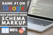 implement schema markup, rich snippets, and structured data