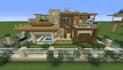 build a minecraft modern house