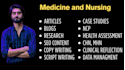 write medical, nursing, blogs, articles, and research for websites, ebooks, etc
