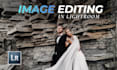 cull and edit wedding pictures in lightroom
