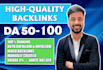 do complete monthly off page SEO service with quality backlinks