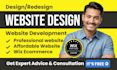 build affordable website design, redesign website for small business using wix