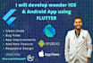 develop wonderful ios and android app using flutter