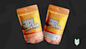 design an eye catching weed pouch, mylar bag