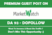 write and publish on high authority site