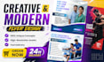 design a professional flyer and poster