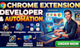 build a chrome extension for ai, automation, web scraping