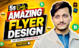 design an eye catching flyer banner or social media post