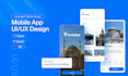 design UI UX for mobile app with figma for ios and android