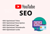 optimize your youtube channel youtue SEO