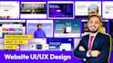 figma design website UI UX, website mockup or landing page