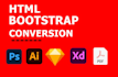 convert psd to bootstrap 4