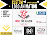 custom morphing logo animation