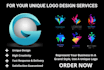 create a professional logo with unique design