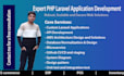 develop PHP and laravel application
