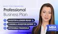 prepare an investor ready business plan and financial plan for your startup