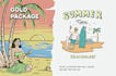 create retro surf logo or illustration design for tshirt