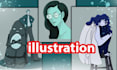 do quality custom digital vector illustration and redraw