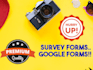 create attractive google form, online survey, polls etc