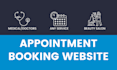 make a service booking website or appointment booking website