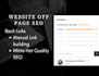 do off page SEO by do follow and no follow back links