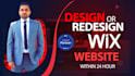 design wix ecommerce website or redesign wix website