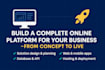 build a complete online platform from business idea to live