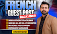 improve your SEO with high quality dofollow french guest post backlinks