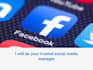 create and handle your facebook page and account