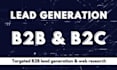 provide targeted b2b lead generation and web research